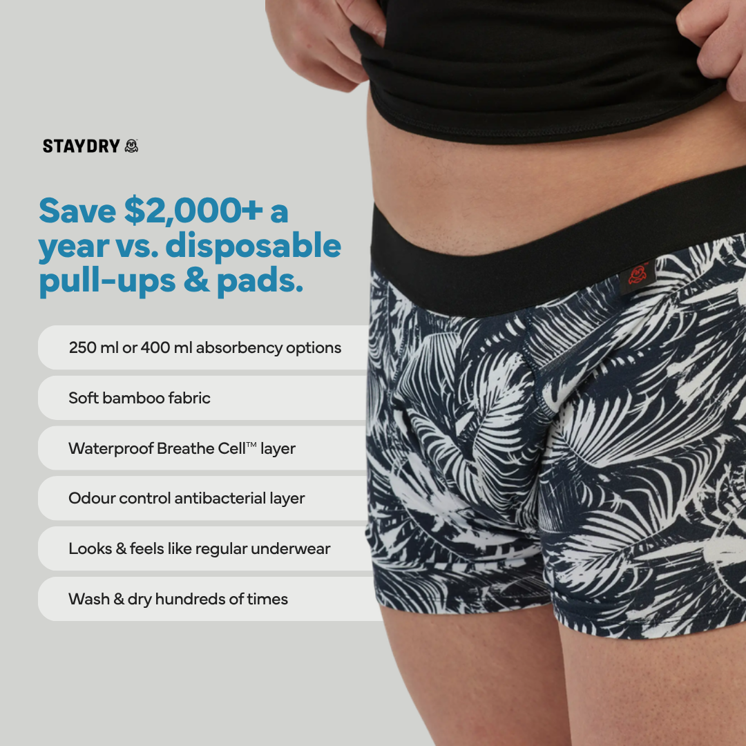 Mens Undies - 3 Pack with Free Wet Bag
