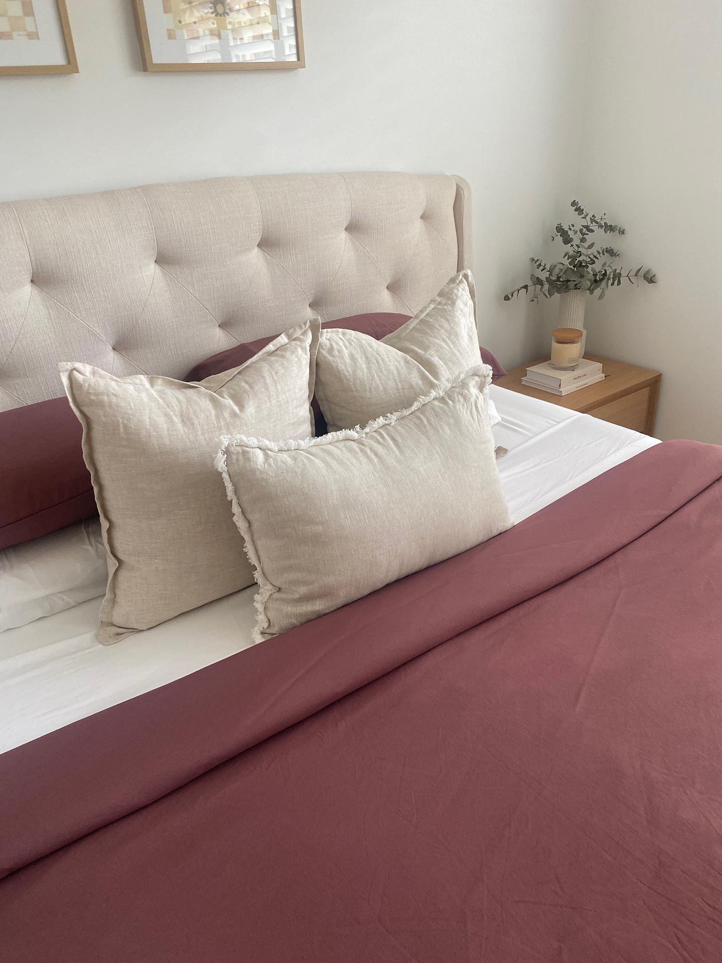 Linen Look Quilt Cover Collection Stay Dry Products