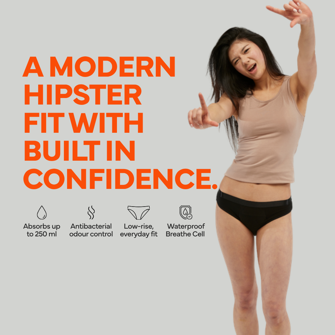 Womens Reusable Hipster Underwear