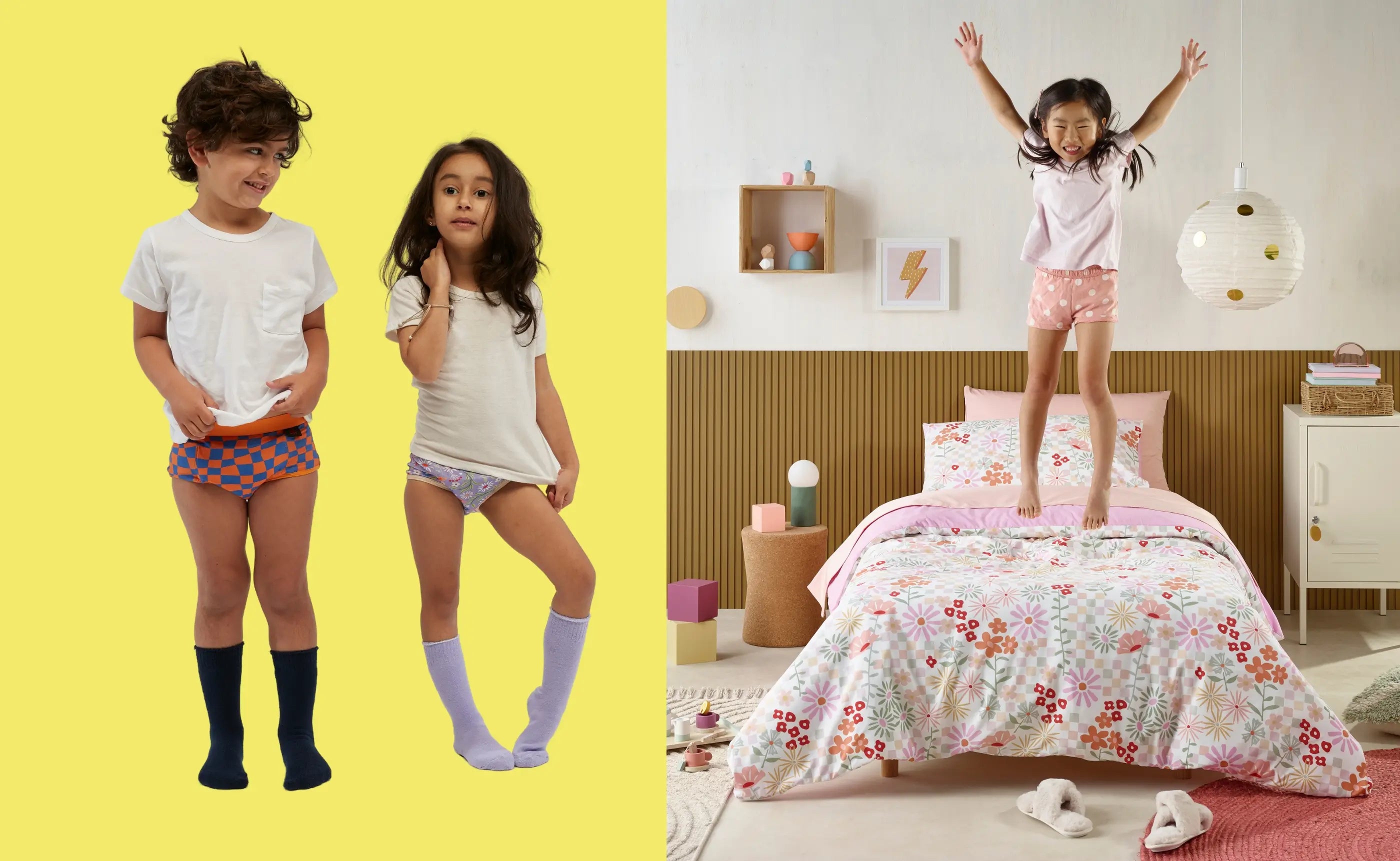 Essential waterproof and water-resistant products perfect for kids' bedrooms, from potty training underwear to durable sheets and bedding. 