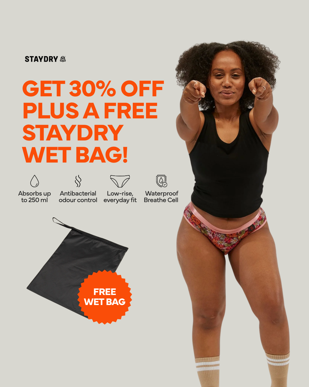 Hipster 3 Pack with Free Wash Bag
