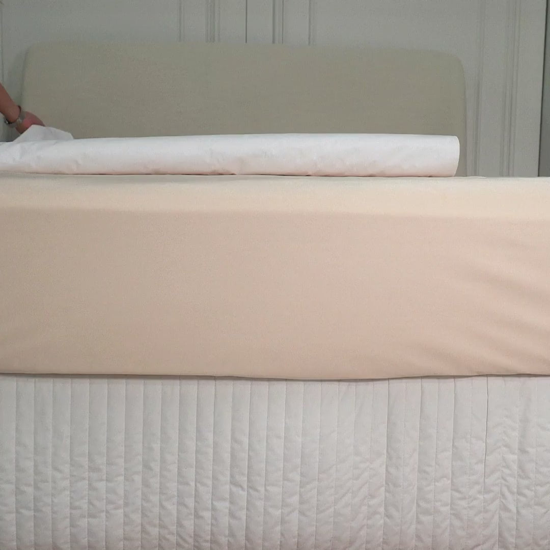 Wool Topper Water Resistant Bed Pad Set Up
