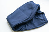Close up view of navy underwear for boys 