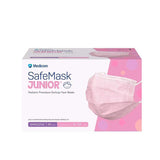 Disposable Kids Pink Face Mask - 50 Pack